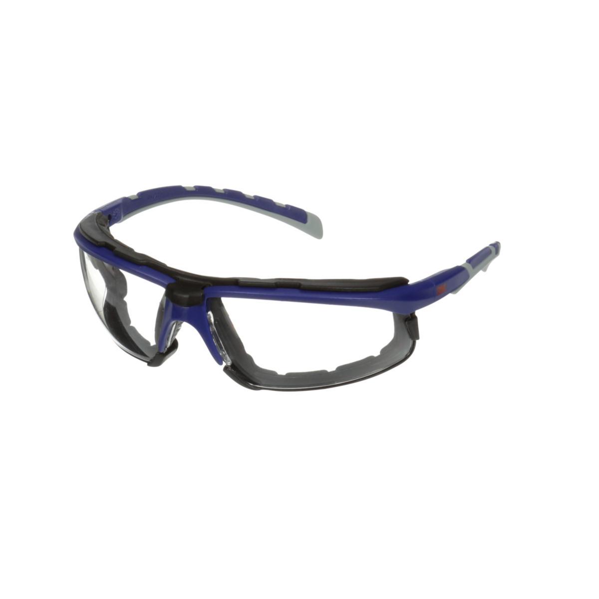 Protective glasses 3M Solus 2000 - SAFETY GLASSES SOLUS 2000 CLEA GREY/BLUE-GRE S2001SGAF-BGR-F