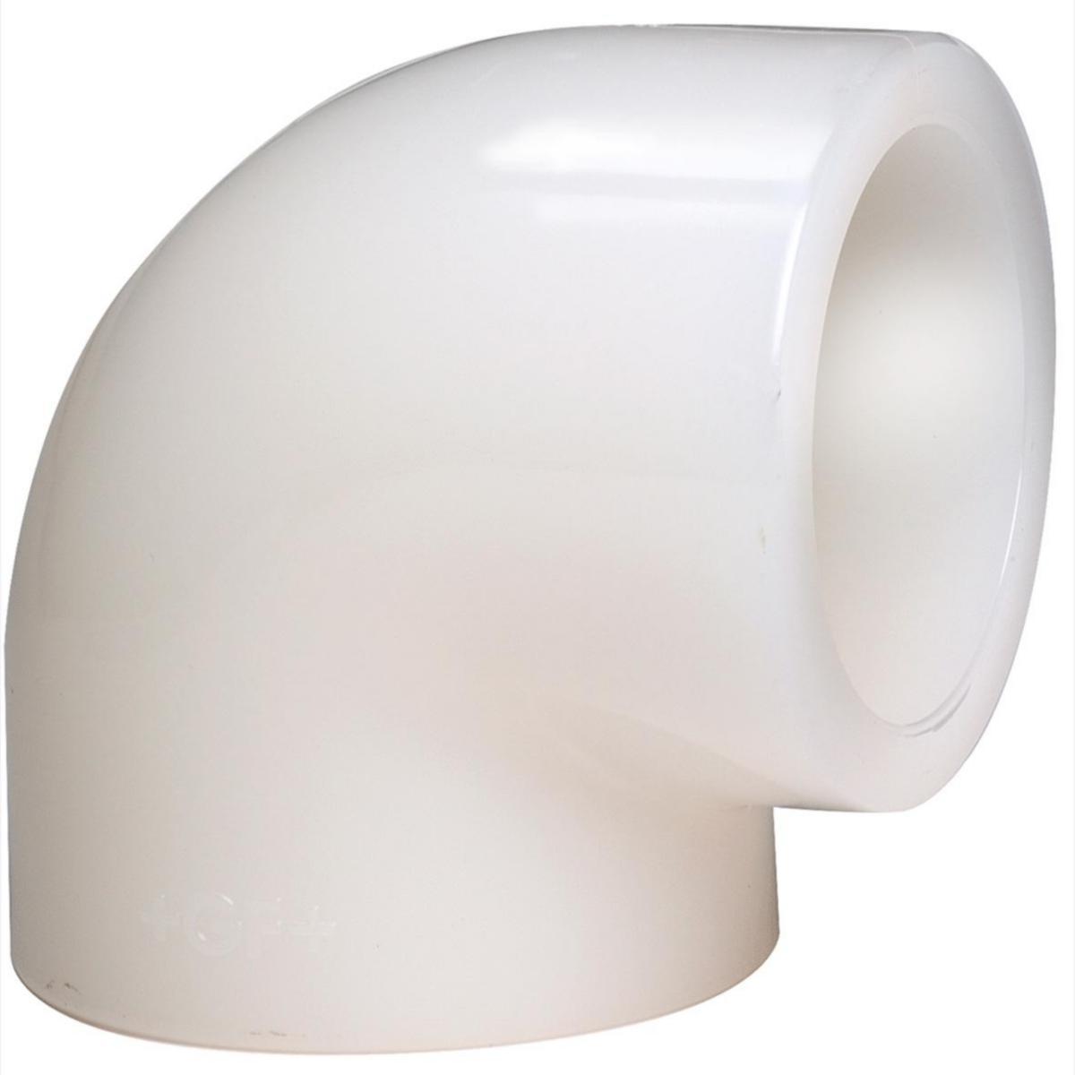 Vinkel 90GR. SYGEF-PVDF-Standard muffsvets, Georg Fischer - 63X90GR PVDF-TRYCKVINKEL