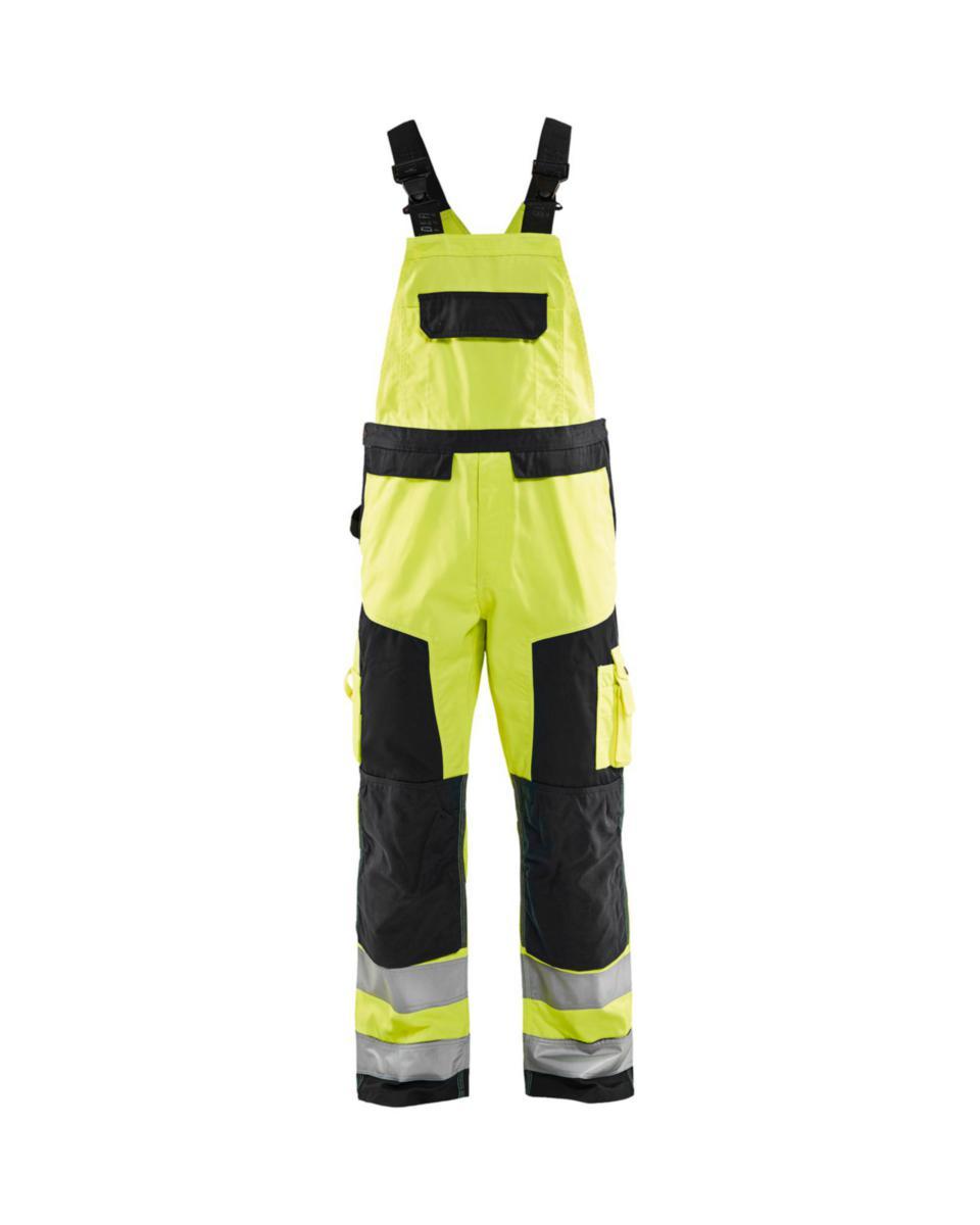 Hängselbyxa Blåkläder 2660-1811 - HÄNGSELBYXA BLK 2660-1811 GUL /SVART VARSEL KL2 STL D124