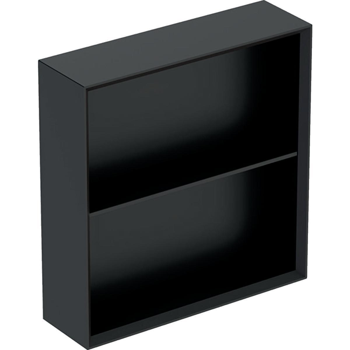 Hylla iCon kvadratisk, Geberit - GEBERIT ICON HYLLA KVAD B45 LAVA / LACKERAD MATT