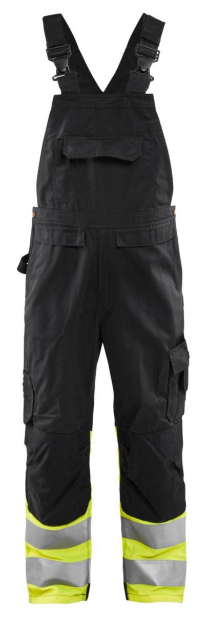 Hängselbyxa Blåkläder 2662-1800 - HÄNGSELBYXA BLK 2662-1800 SVA /GUL VARSEL KL1 STL D88