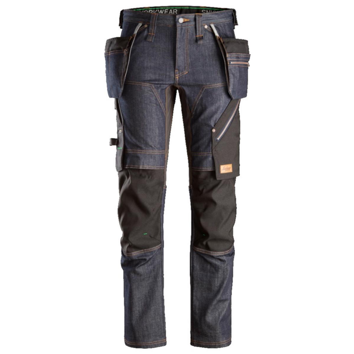 Midjebyxa Snickers 6955 - SNICKERS ARBETSBYXA 54 DENIM/S VART