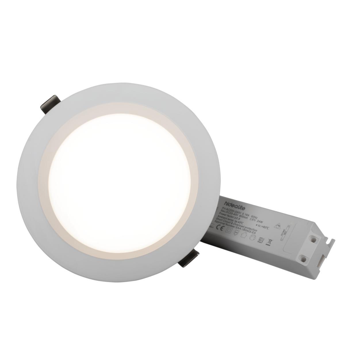 Downlight Plano Basic, Hide-a-Lite - DL PLANO BASIC 190 WHITE VIT PLANO BASIC