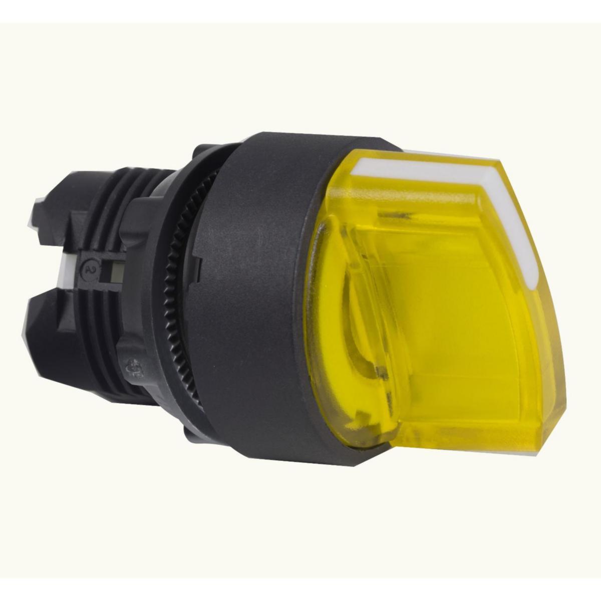 Lampvred med inbyggd LED ZB5AK - LAMPVRED GUL 2 LÄGEN ÅTERFJÄD ZB5AK1483