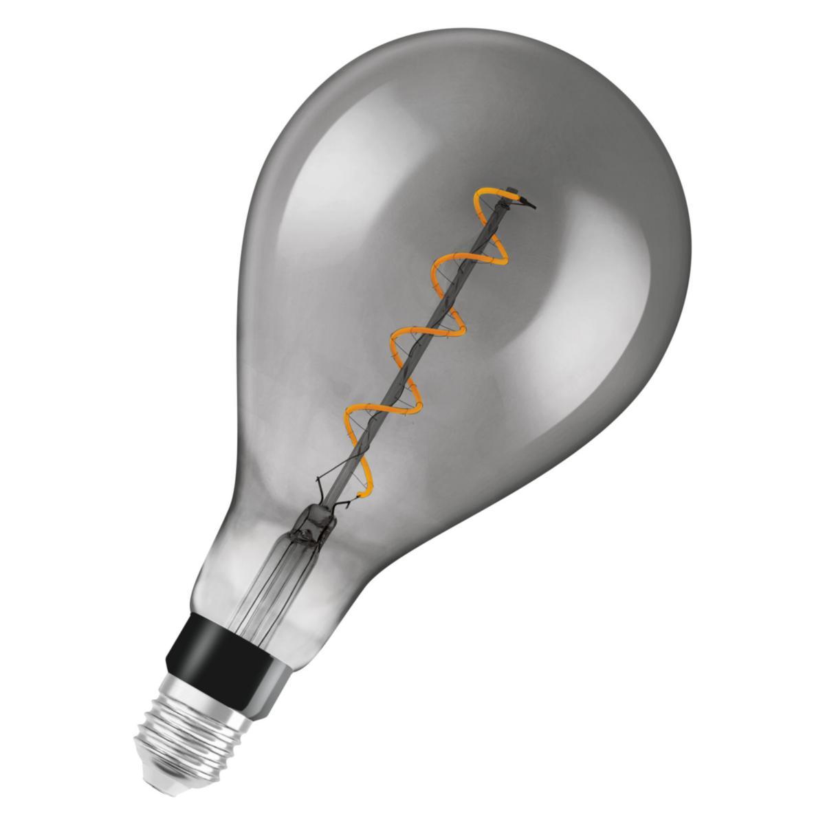 LED-lampa Vintage 1906, A160, Smoke, ej dimbar - LED A160 SMOKE 5W 818 E27 OSRAM VINTAGE 1906