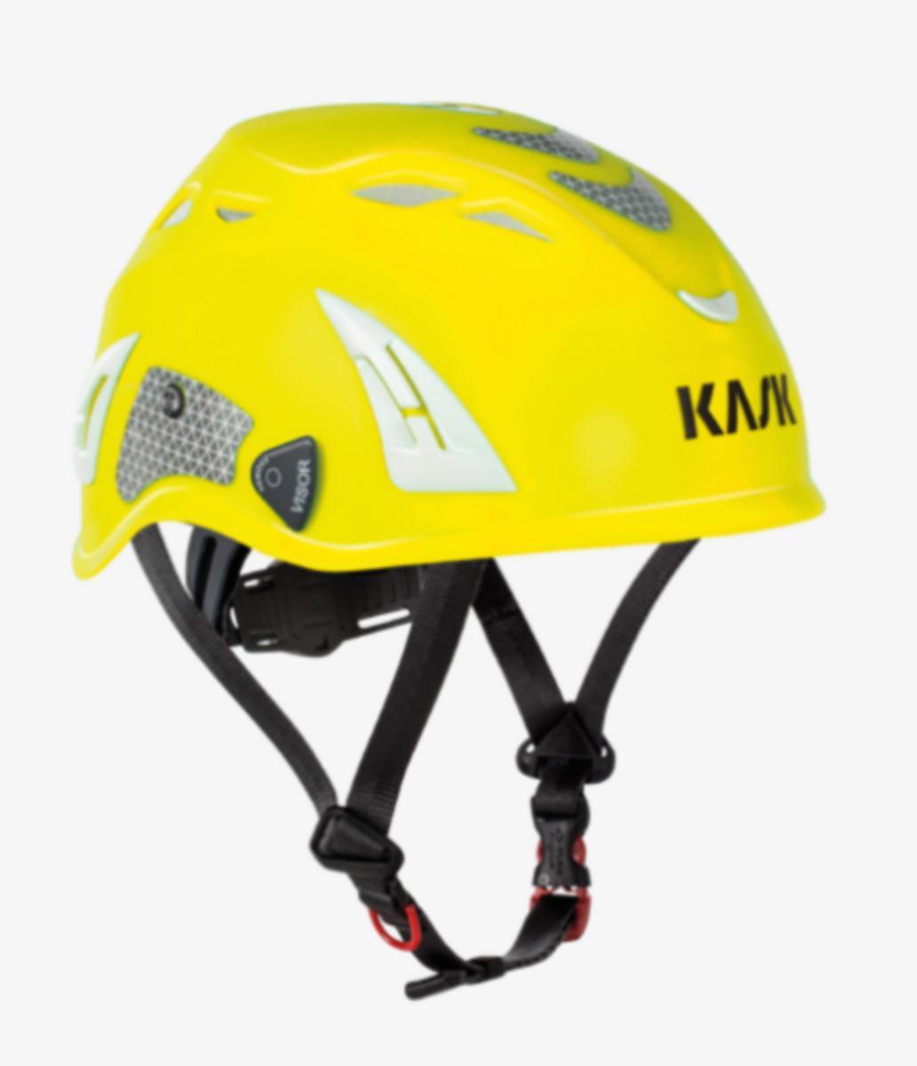 Skyddshjälm KASK Superplasma AQ Hi-Viz - SKYDDSHJÄLM KASK SUPERPLASMA HIVIZ GUL MED REFLEX