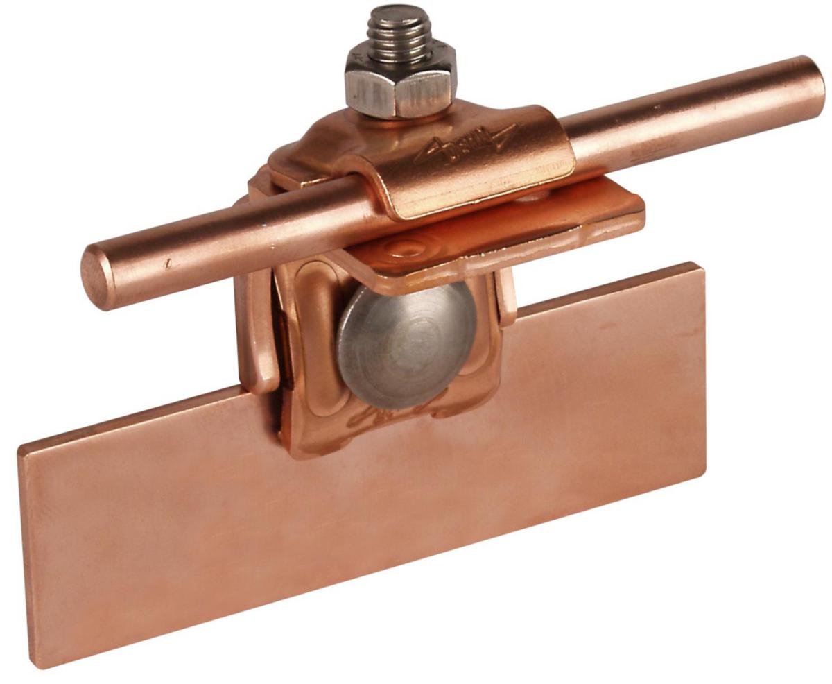 Falsklämma RD8-10 mm koppar - FALSKLÄMMA RD8-10 MM CU FK KB 6.10 KBF0.7 8 W CU