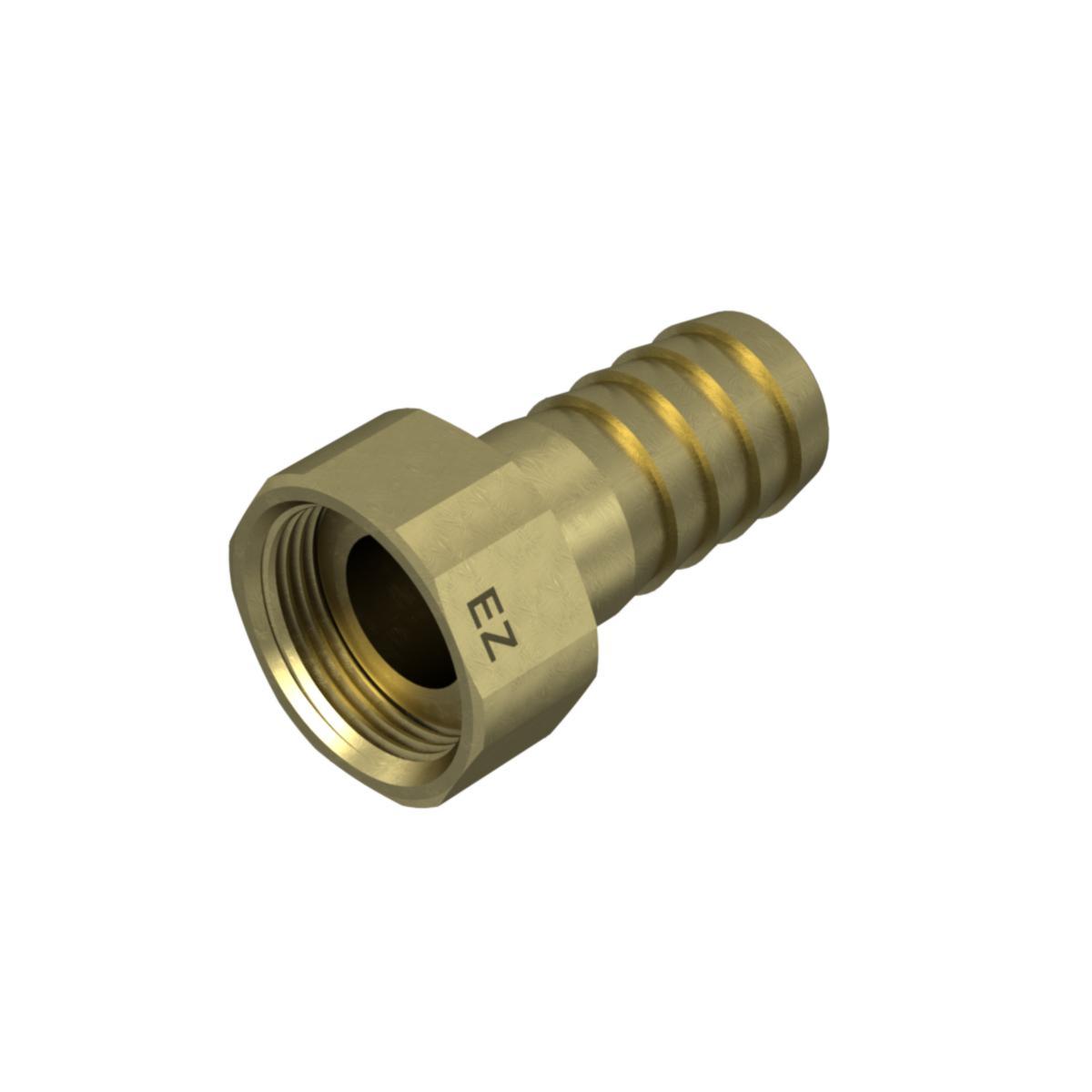 Slangkopplingshalva invändig gänga - G15x3/8" SLANGKOPPL.INV.GG FÖR SLANG 11MM ID.6-K MUTTER.MÄSS