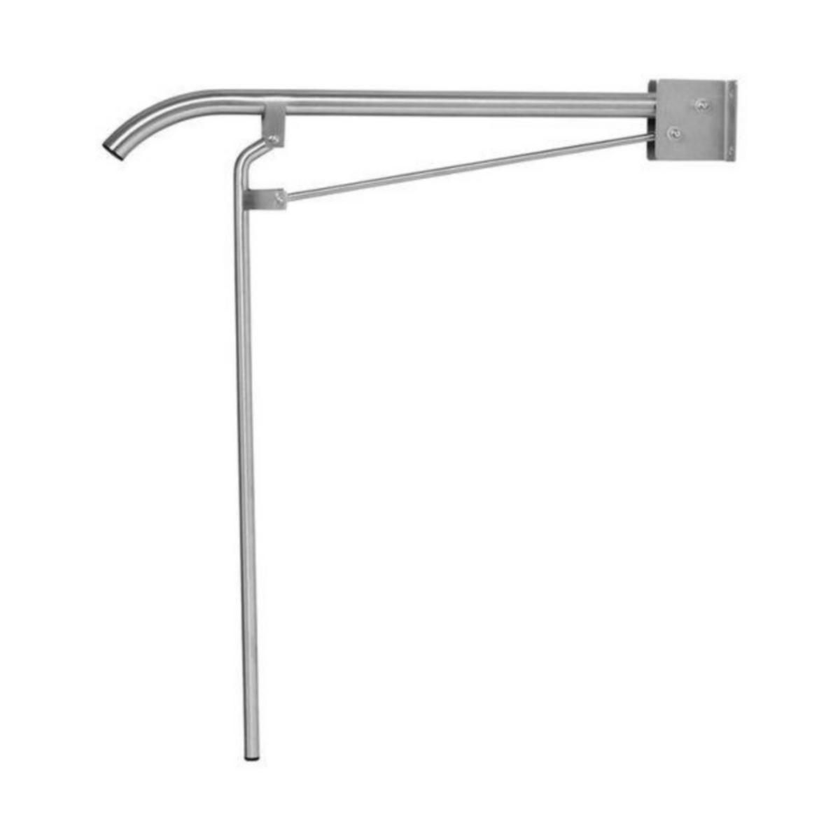Toalettarmstöd 40130 - TOALETTARMSTÖD FUTURA 40130 UPPFÄLLB BEN RFR STÅL