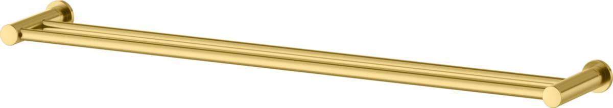 Handdukshängare enkelkrok INXX II, Mora - MORA INXX II HANDDUKSHÄNGARE LARGE. 800 MM. BORSTAD MÄSSING