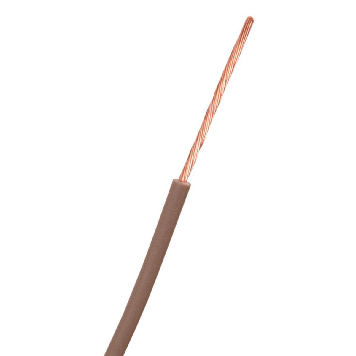 Kopplingskabel RK 90°C (H07V2-K) 450/750V ≥4,0mm² - RK 4 BRUN H07V2-K 4 90C R100 (*2)