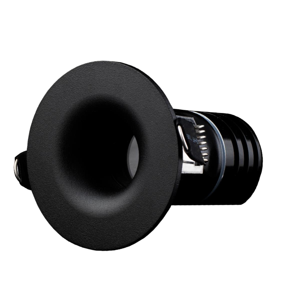 Downlight Sauna, Designlight - DOWNL D-LS1018 3W 3000K BLACK D-LS1018