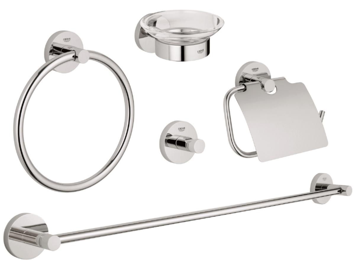 Tillberhörssats Essentials Set 5-in-1, Grohe - GROHE ESSENTIALS ACCESOAR SET 5-IN-1