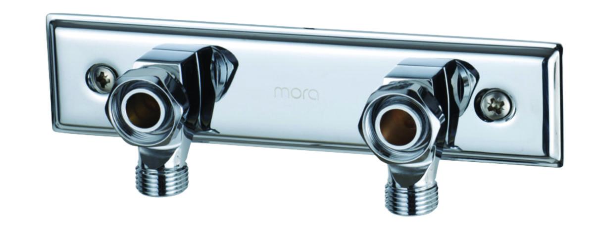 Blandarfäste VK Mora Fix utan kopplingar - MA 630238 BLANDARFÄSTE 100 MM C/C MED FÖRAVSTÄNGNING