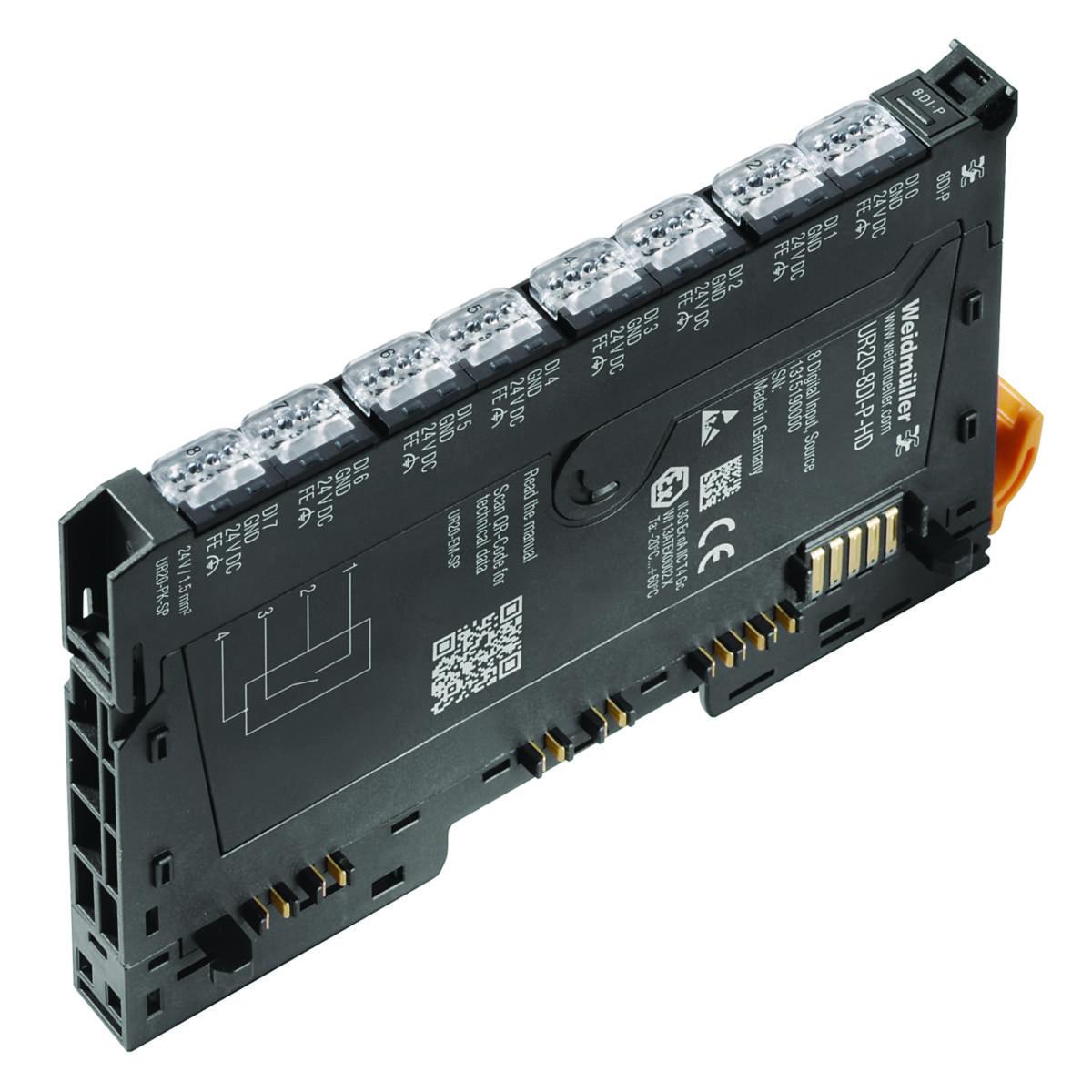 Digital ingångsmodul u-remote - ING MODUL 8 DI IN 3TRÅD HD UR20-8DI-P-3W-HD