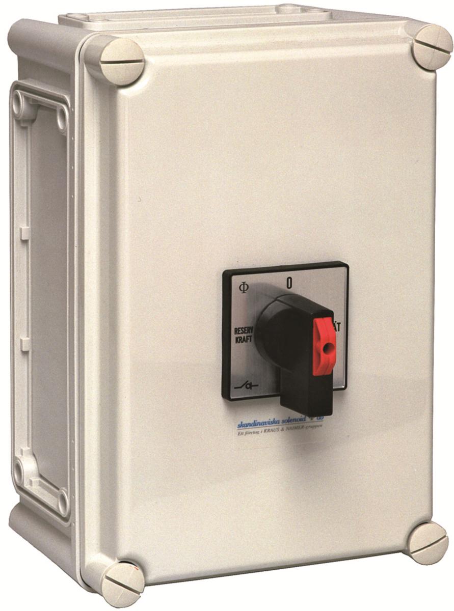 Reservkraftomkopplare 3-polig fast - RESERVKRAFTOMK 3-p 125A, IP65 KG125.T903/S-A366.*ST
