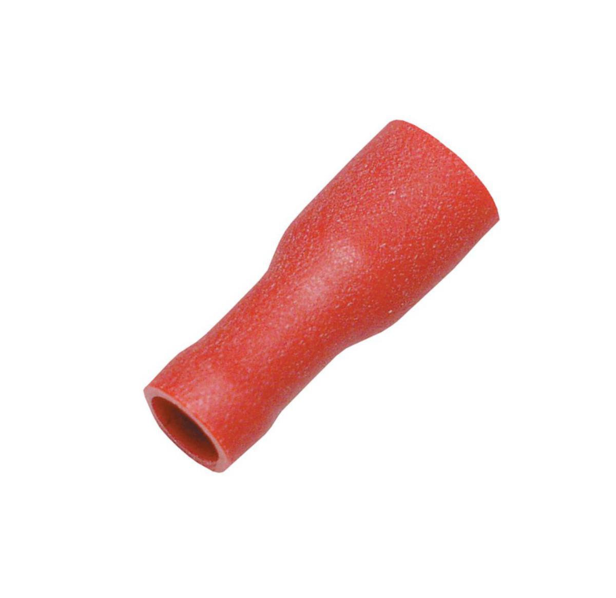 Flatstiftshylsa, N, helisolerad - FLATSTIFTSHYLSA RÖD 6.3x0.8MM N 1507 FLF