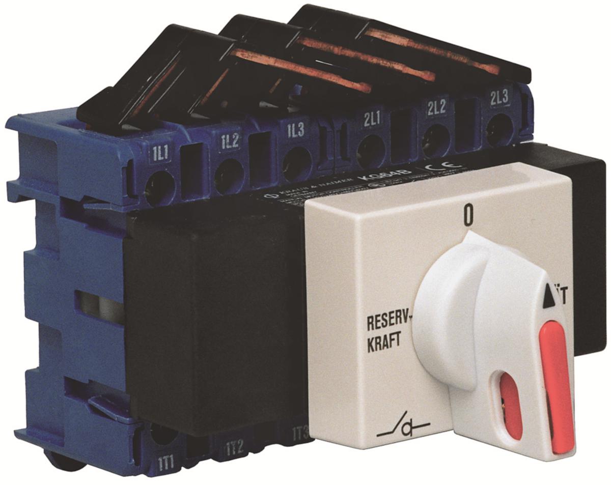 Reservkraftomkopplare 3-polig för normcentral - RESERVKRAFTOMK 3-POL 32A KG32B.T903/S-A308.*VE