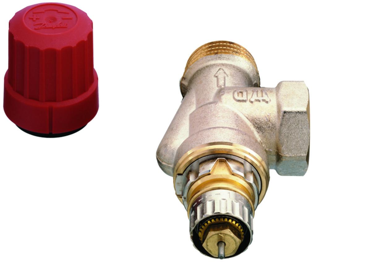 Radiatorventil RA-N omvändvinkel, Danfoss - 20 VENTDEL VÄNDVINKEL DANF. 013G3015 RA-N 20