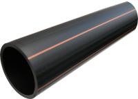 PEM-pipe PE100-RC, PN10 brown stripe, L=6m, Pipelife