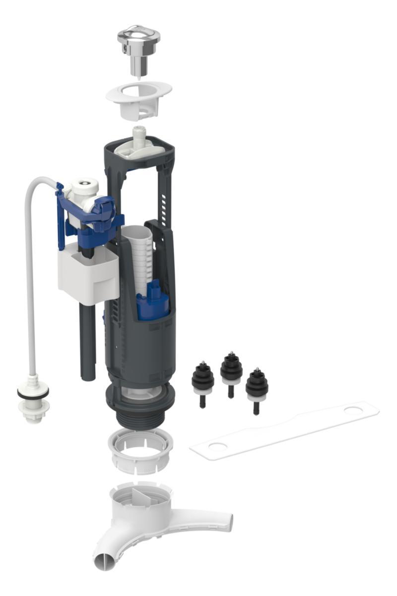 Spolarmatur Aqua 21 dubbelspolning