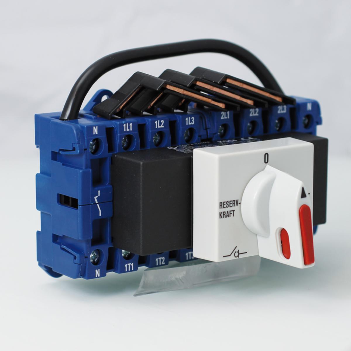 Reservkraftomkopplare 4-polig för normcentral - RESERVKRAFTOMK 4-POL 25A KG20B.T904/S-A421.*VE