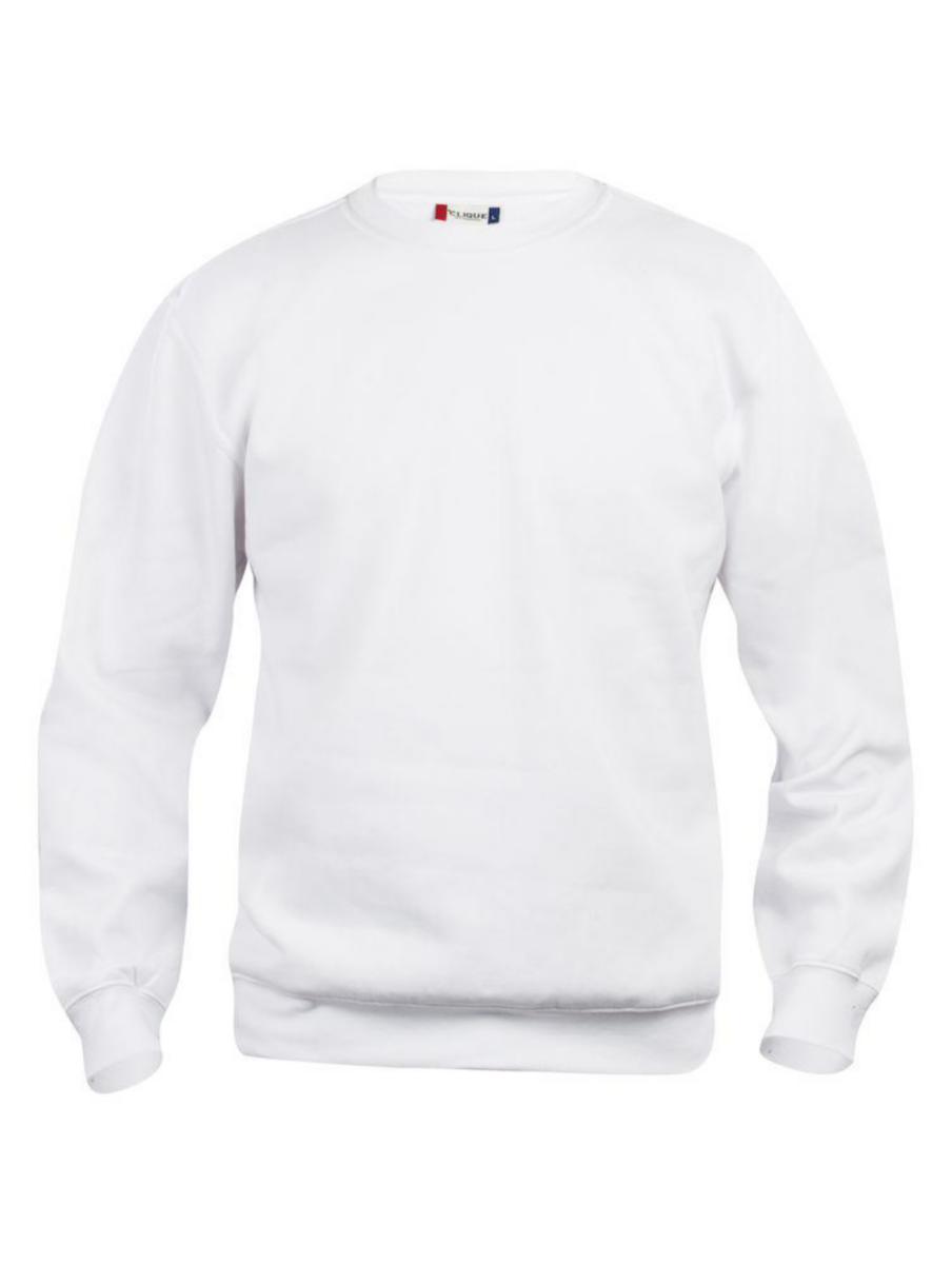 Tröja Clique 021030 Basic - TRÖJA CLIQUE 021030 BASIC RUNDHALS VIT STL L