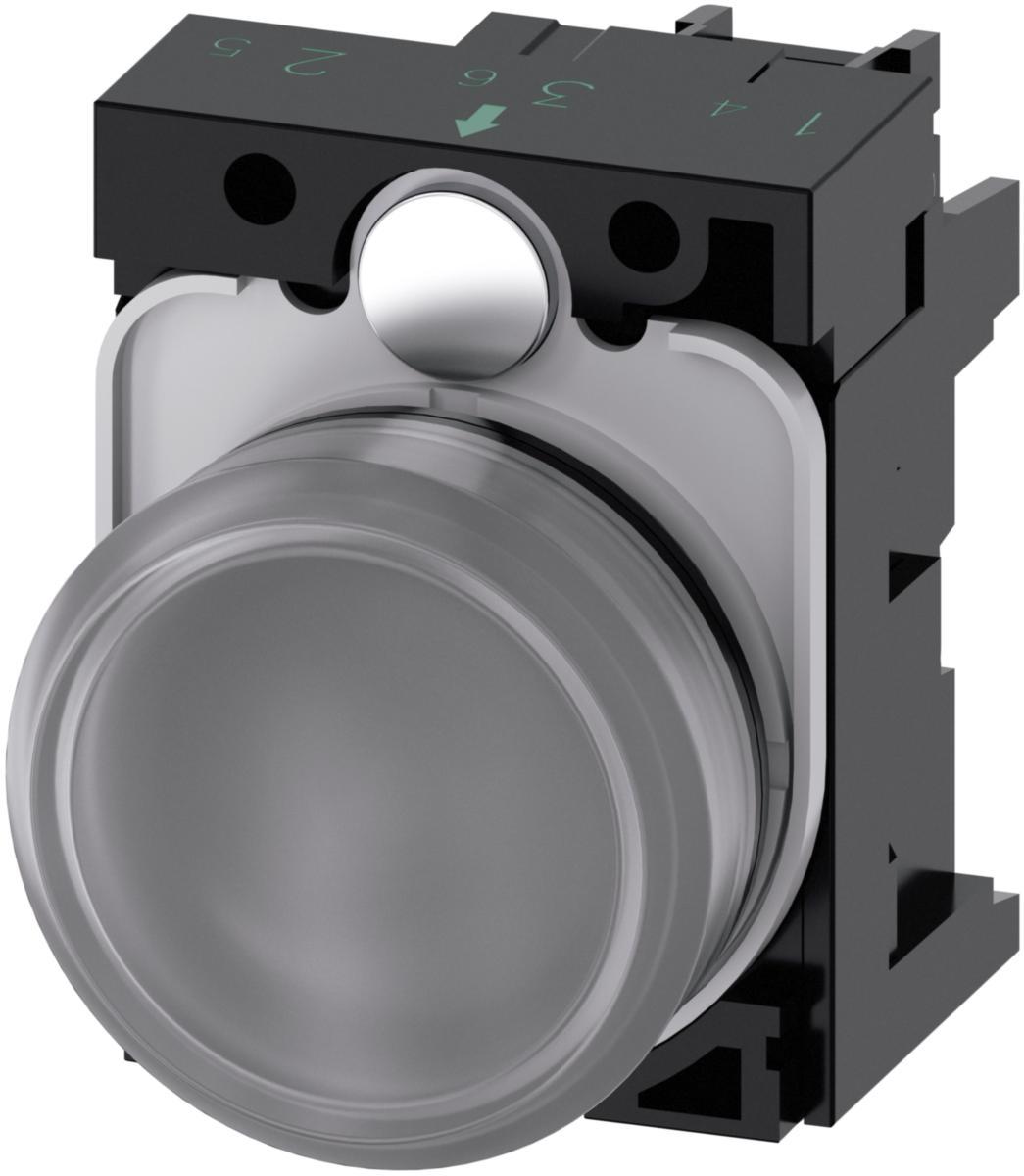 Signallampa 3SU11 övriga - SIGNALLAMPA KLAR 230V 3SU1106-6AA70-1AA0