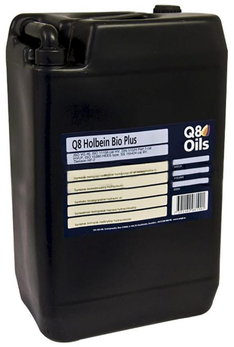 Hydraulic oil Q8 Holben Bio Plus - HYDRAULIC OIL Q8 HOLBEIN BIO 20LIT CAN