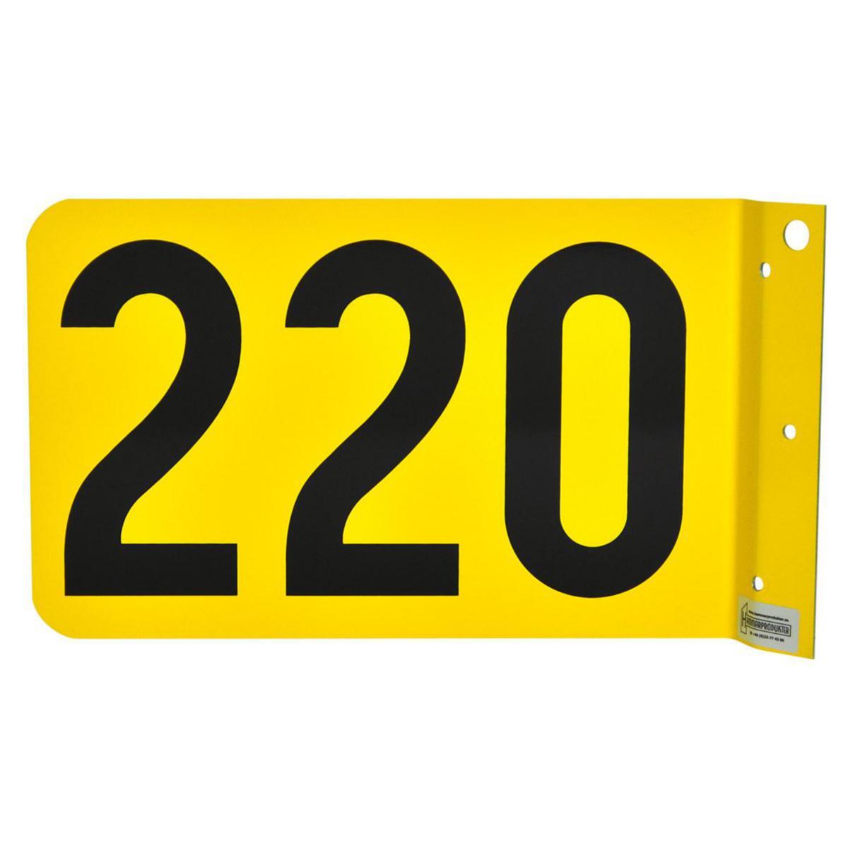 Flygnummerskylt F23 - FLYGNUMMERSKYLT F23-220