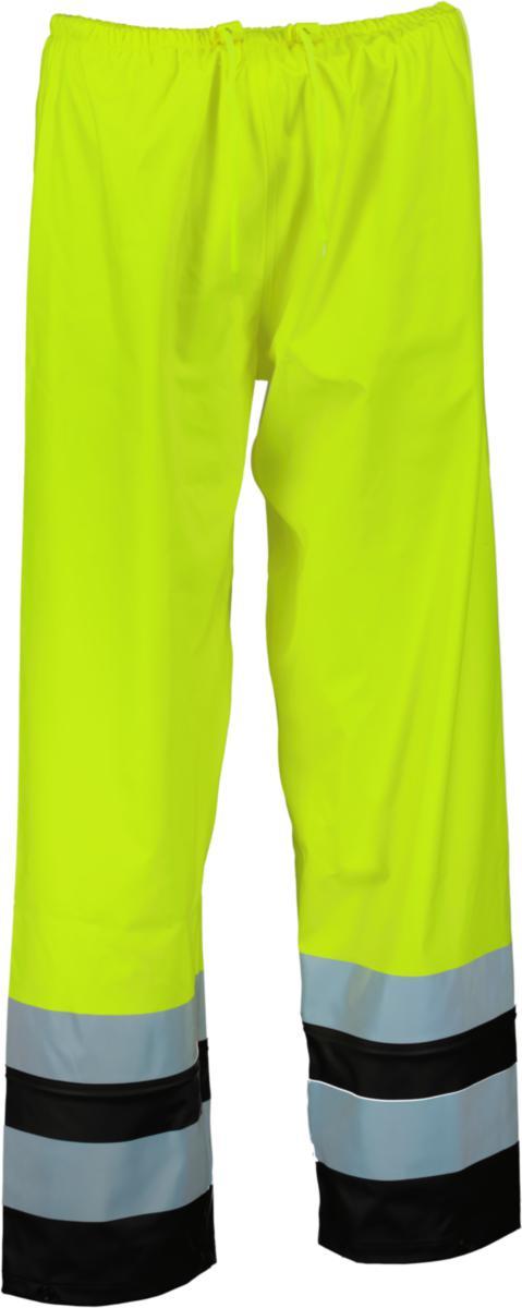 Rain trousers Bekken&Ström 3400 - RAINTROUSERS BS 3400 HI-VIS KL 2 YELLOW/BLACK XS