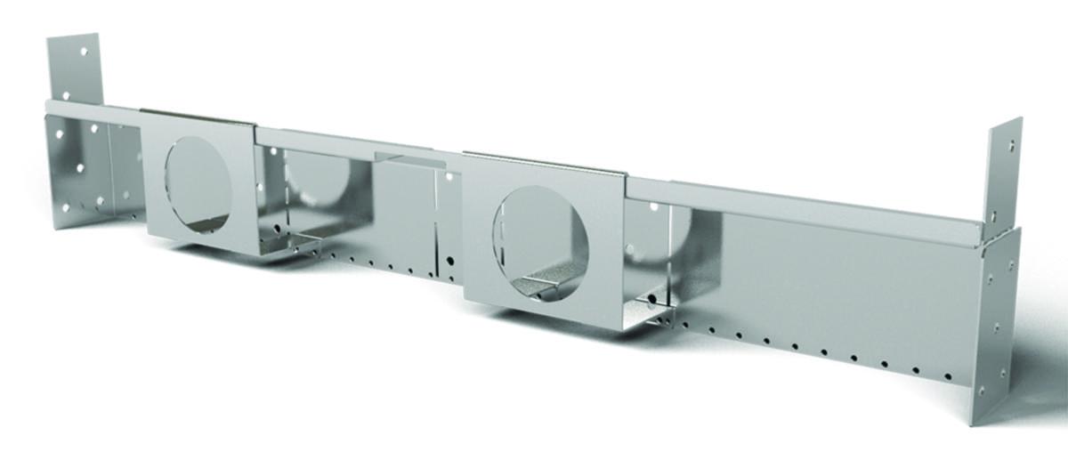 Väggskena Flex Väggdosa UNI Push, LK - LK VÄGGSKENA FLEX VÄGGDOSA UNI PUSH