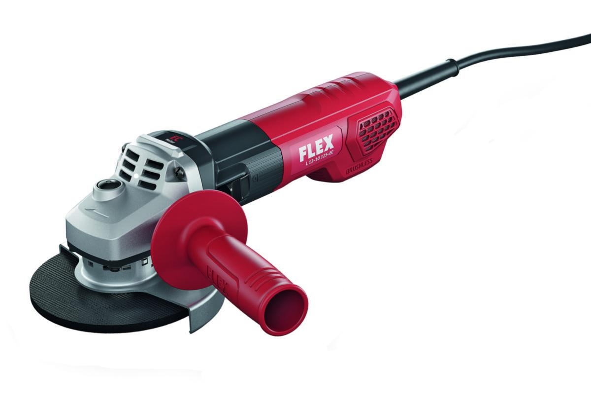 Vinkelslipmaskin Flex L13-10 125-EC 230/CEE - VINKELSLIP FLEX L13-10 125-EC 230V 125MM 1300W BORSTLÖ. MOTO