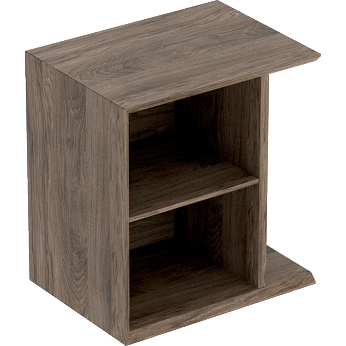 Sidoelement iCon tjocklek 27,3mm, Geberit - GEBERIT ICON SIDOELEMENT B37 WALNUT / TRÄSTRUKTUR MELAMIN