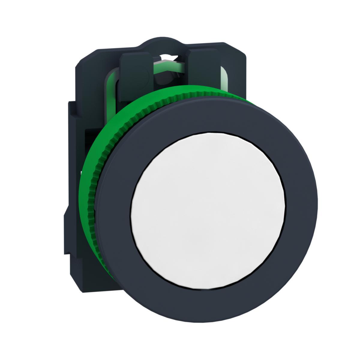 Signallampa Harmony XB5 antimikrobiell - SIGNALLAMPA VIT INFÄLLD 120V XB5FVG1