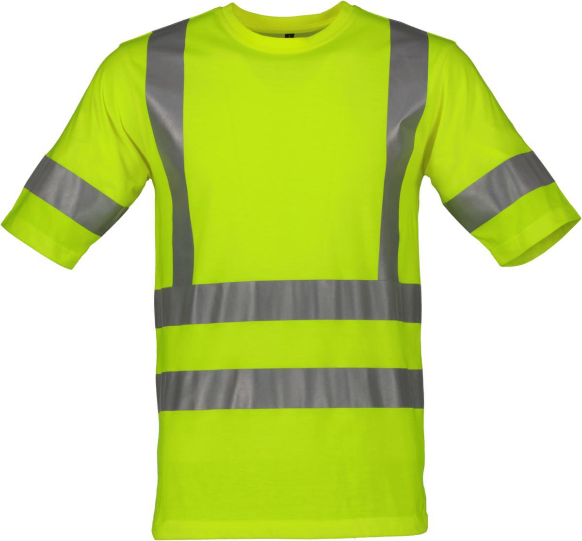 T-shirt Bekken&Ström 2100 - T-SHIRT BS 2100 HI-VIS KL 3 YELLOW XL