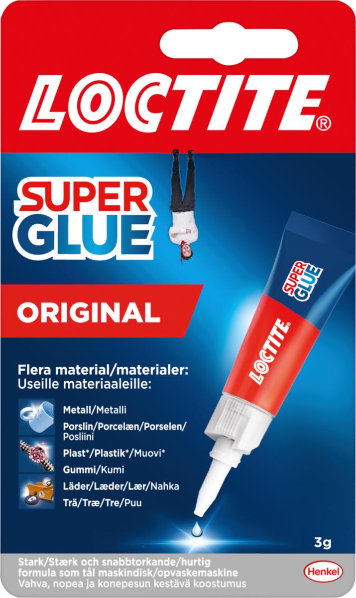 Snabblim Loctite Super Glue Original - SNABBLIM LOCTITE SUPER GLUE ORIGINAL 3G