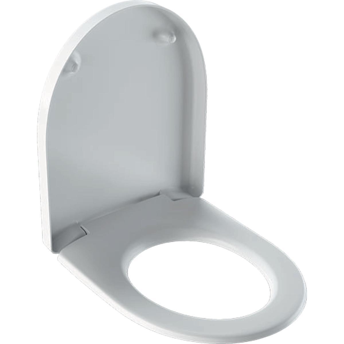 WC seat iCon hard seat Soft-close, Geberit - GEBERIT ICON WC SEAT. W MOUNTING FROM ABOVE. WHITE