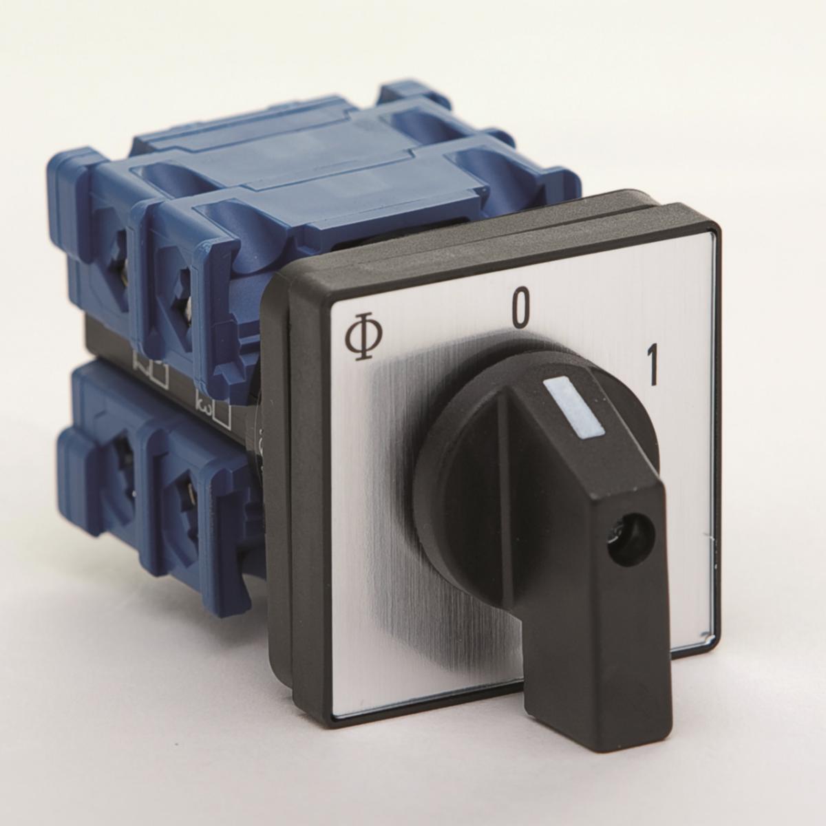 Strömbrytare 0-1, 4-pol - BRYTARE 4-POL 25A 5-HÅL CH16.A203.E-V