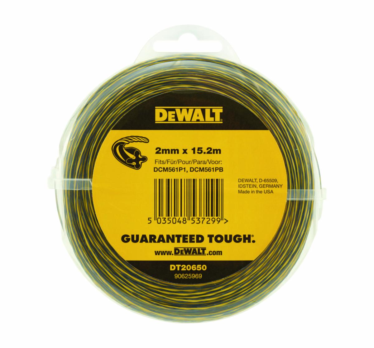 Trimmertråd DEWALT DT20650 - TRIMMERTRÅD DEWALT DT20650 15.2M 2MM DW