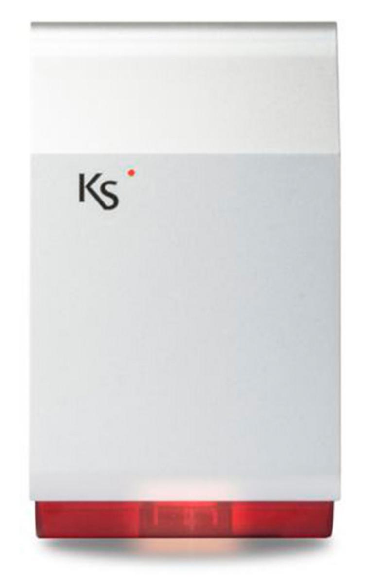 Siren trådlös imago, Ksenia - UTOMHUSSIREN IMAGO BUS GRÅ/RÖD 12184