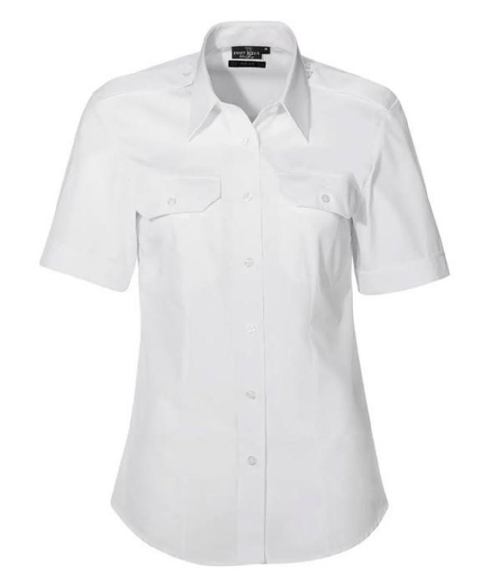 Pilotskjorta Ernst Alexis 6146 Dam - PILOTSKJORTA EA 6146 DAM K:ÄRM VIT 34