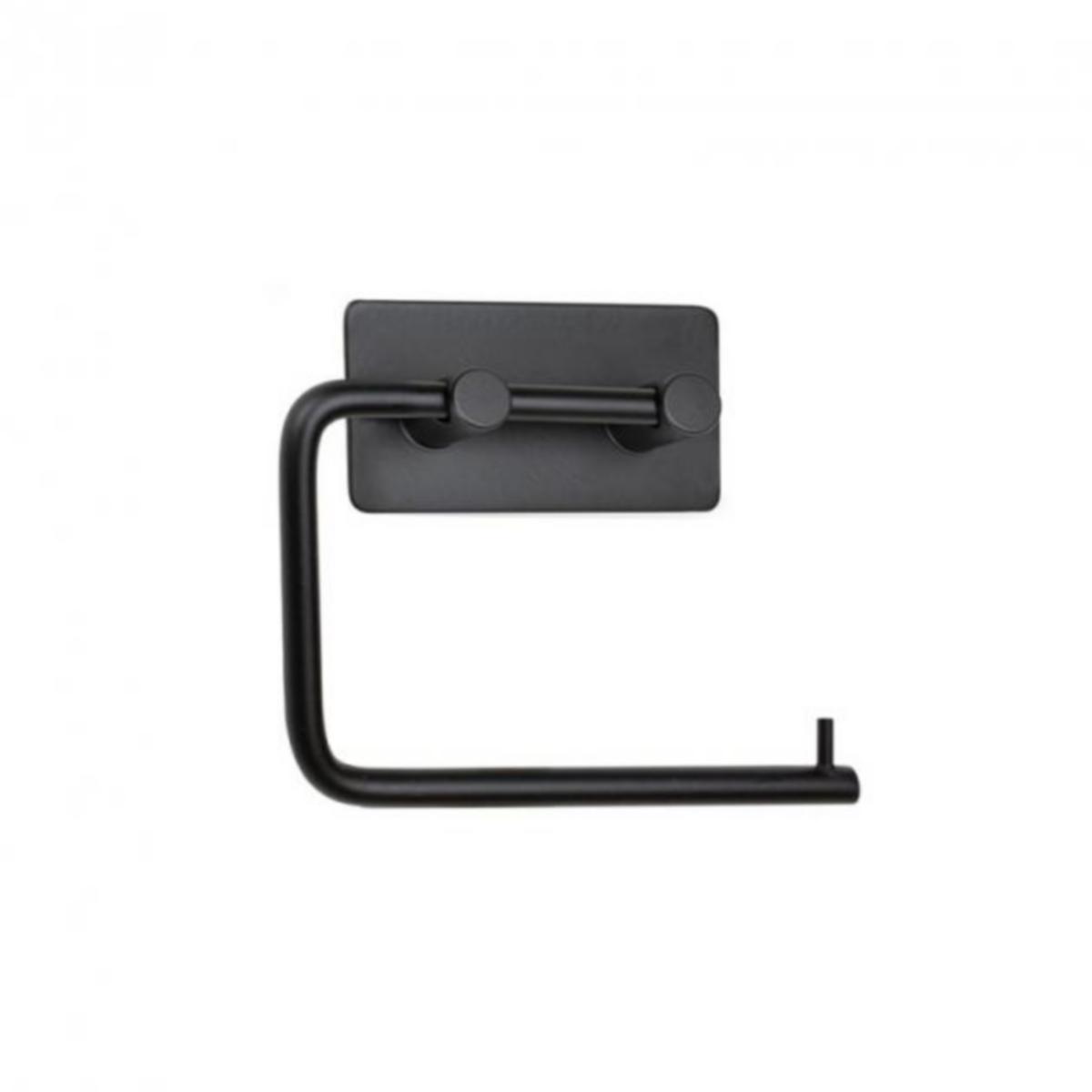 Toilet paper holder Base - TOILET PAPER HOLDER BASE SELF-ADHESIVE MAT BLACK SF