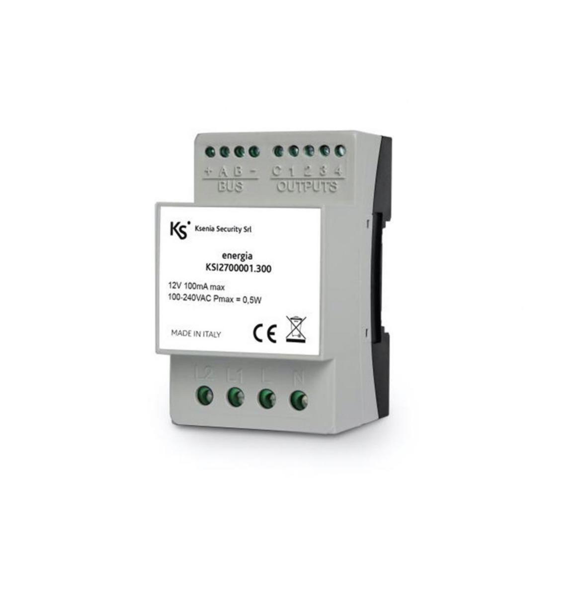 Energiövervakningmodul energia, Ksenia - ENERGIÖVERVAKNINGMODUL ENERGIA 12229