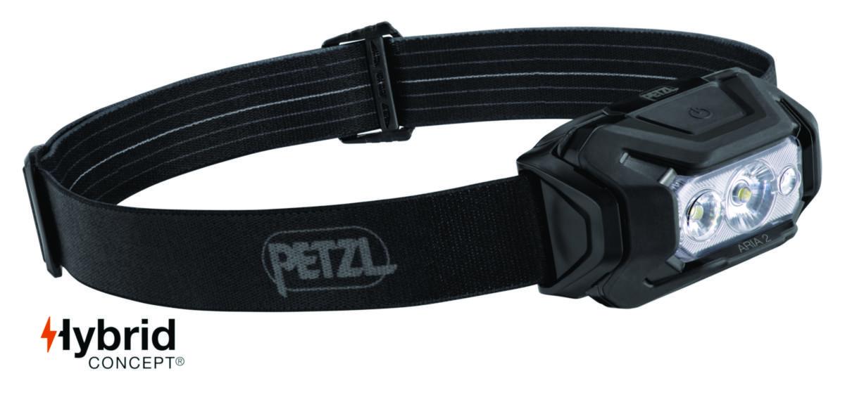 Pannlampa Petzl Aria 2 RGB - PANNLAMPA PETZL ARIA 2 RGB SVART
