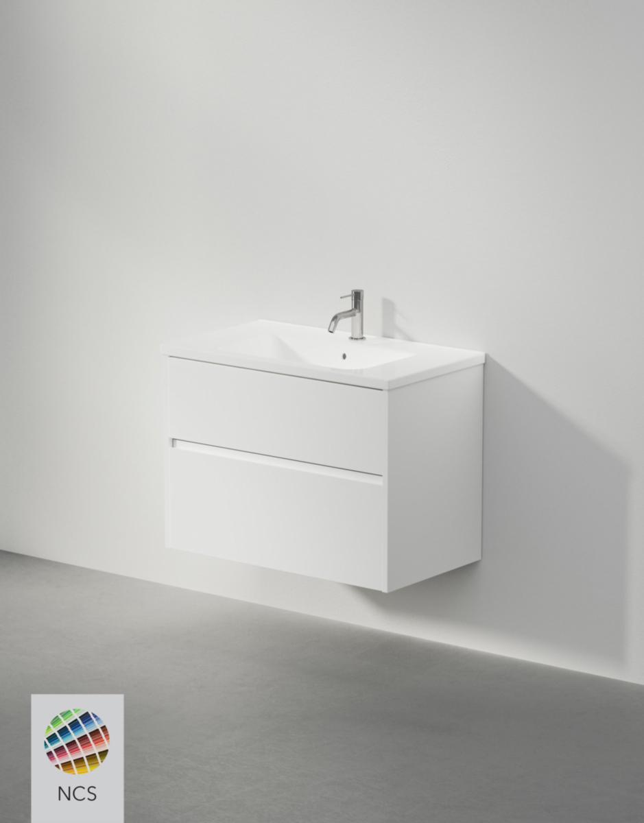 Tvättställsskåp GRAND GRIP 80, INR - INR KOMMOD GRAND GRIP 80 ACCENT, 2 LÅDOR