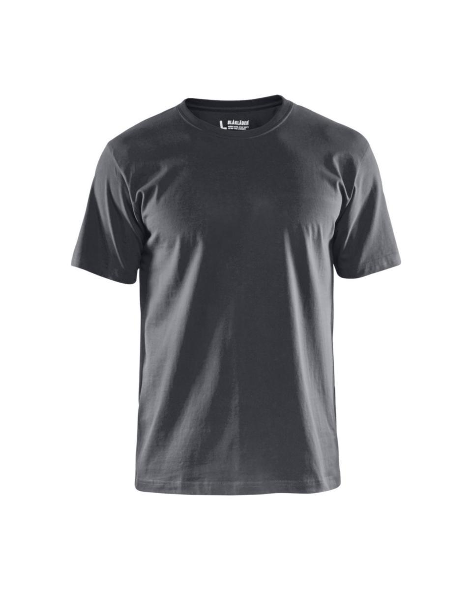 T-shirt Blåkläder 3300-1030 - T-SHIRT BLK 3300-1030 MÖRKGRÅ STL M