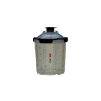 Färgkopp Med Lock Satsa 3M PP 650 Ml