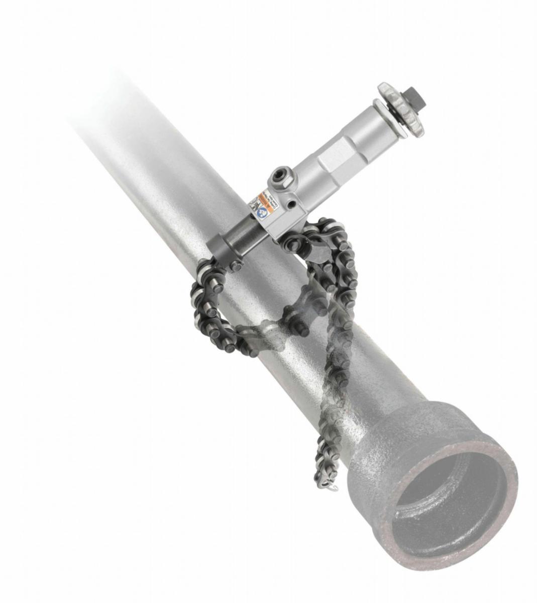 Röravskärare Ridgid 238-P, för gjutjärnsrör - KEDJERÖRAVSKÄRARE RIDGID 238-P KAN MOTORDRIVAS. MAX 200MM