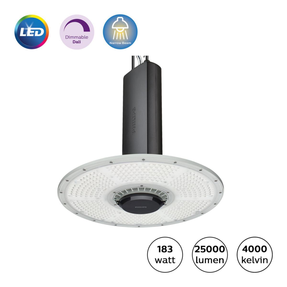 Industriarmatur Coreline High-bay G4 - INDARM 183W 25000LM 4K DALI NB CORELINE HIGHBAY